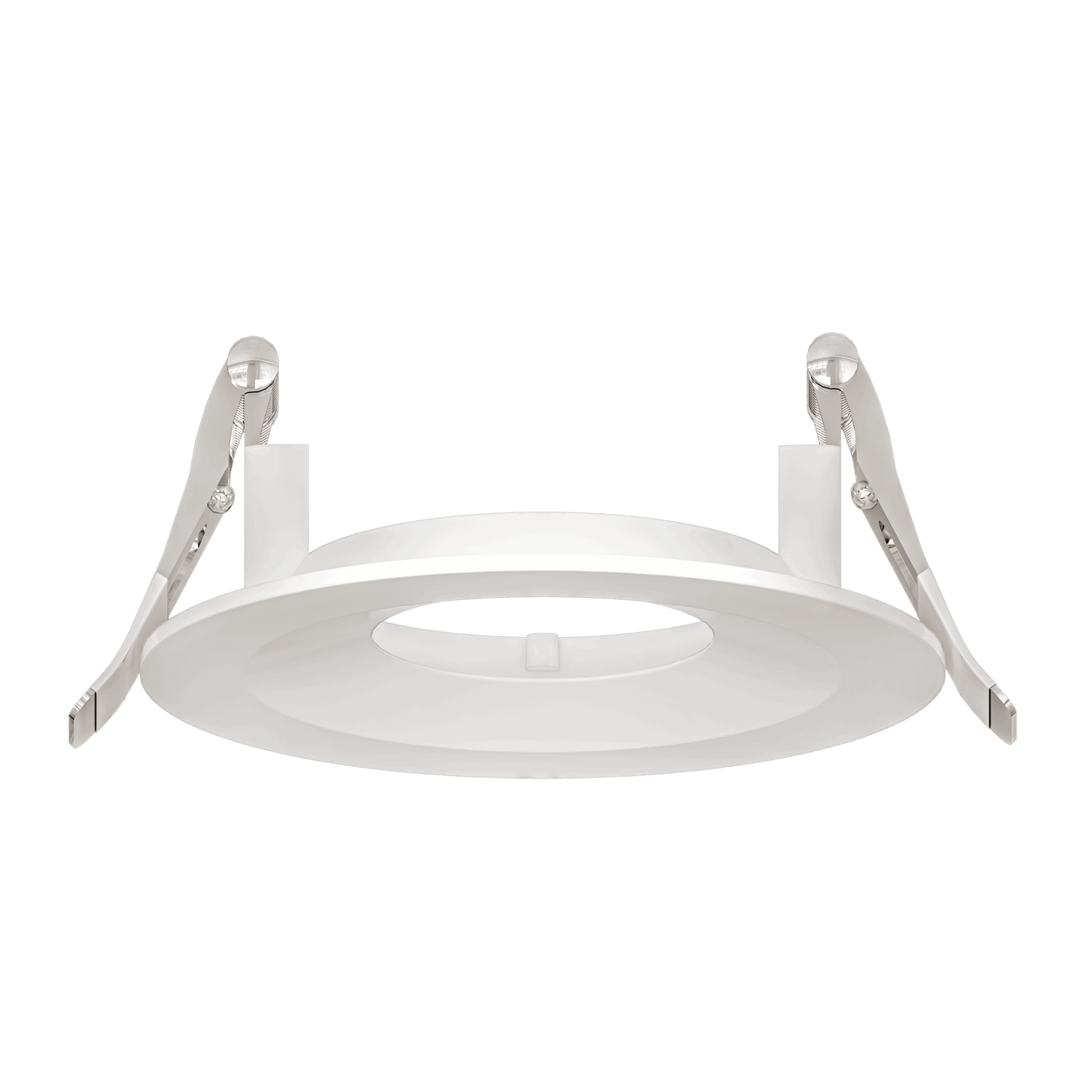 3 Inch White Round Ultra Shallow Trim
