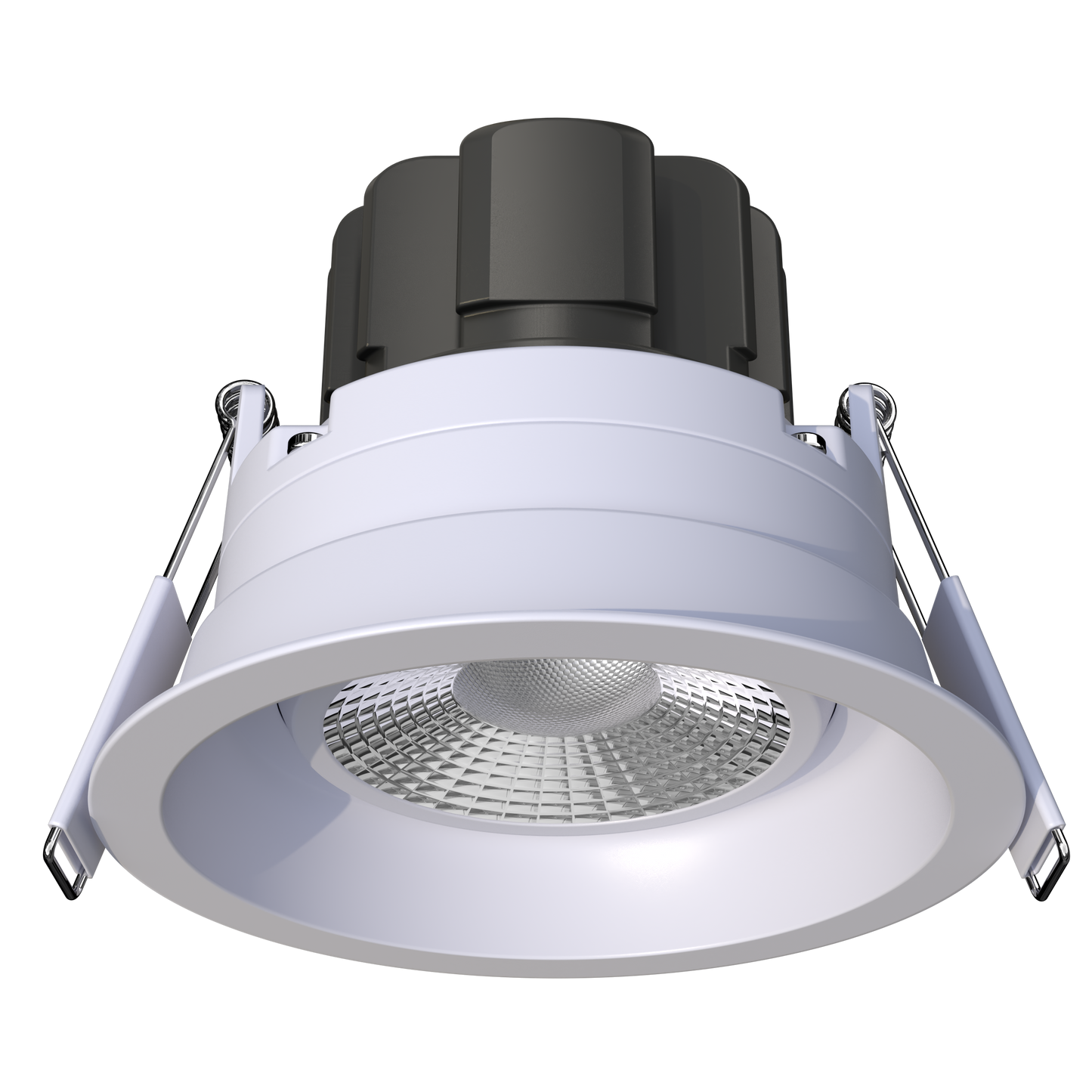 3.5" Round Regress Narrow Gimbal Trimmed White