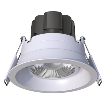 3.5" Round Regress Narrow Gimbal Trimmed White