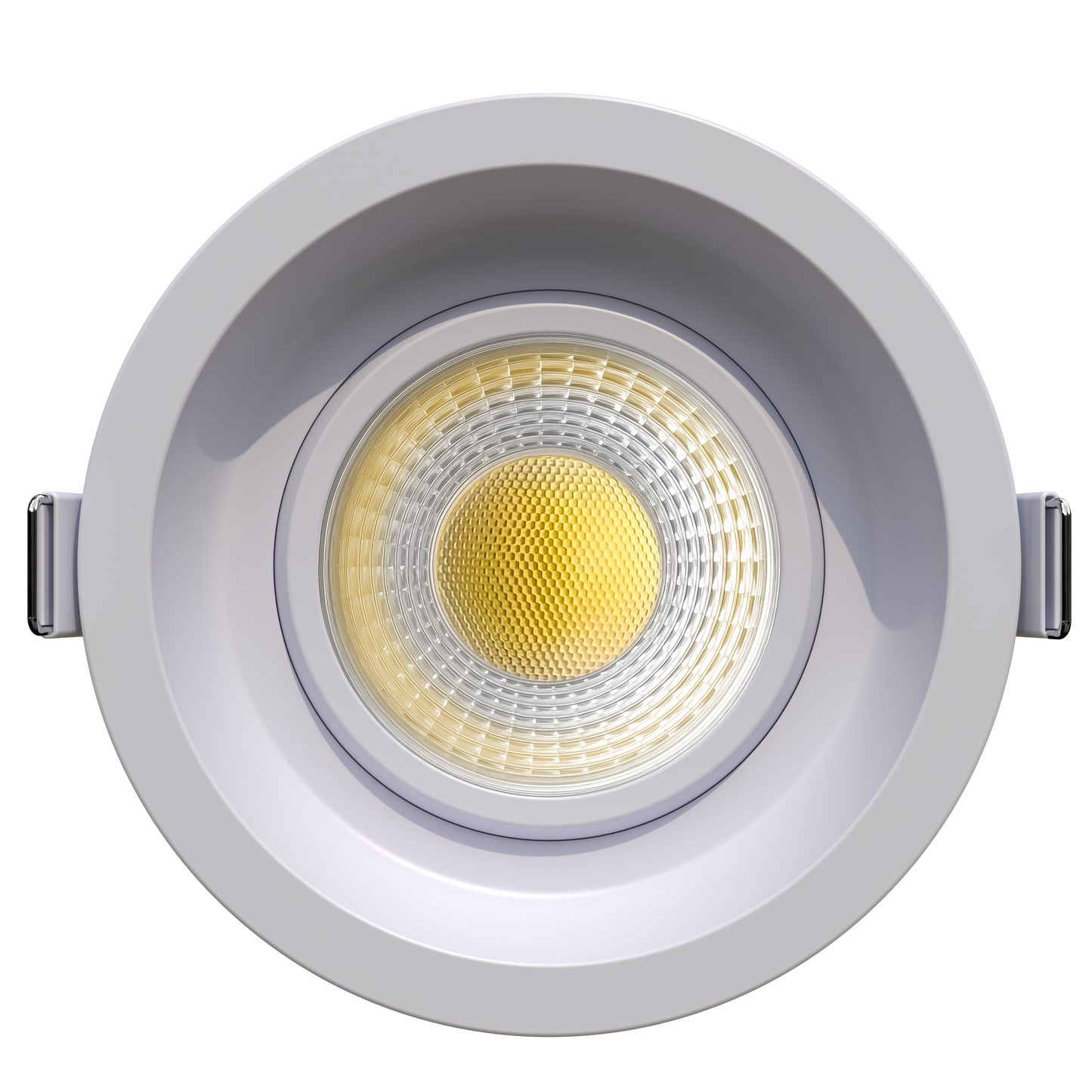 3.5" Round Regress Narrow Gimbal Trimmed White