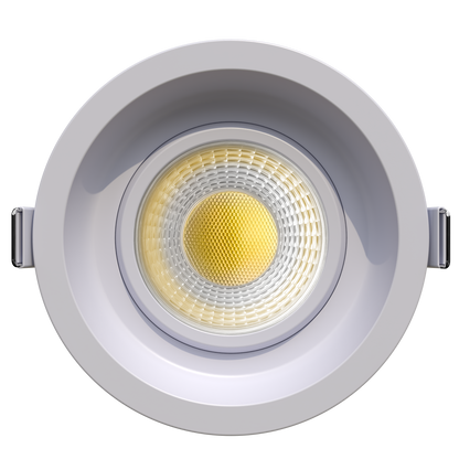 3.5" Round Regress Narrow Gimbal Trimmed White