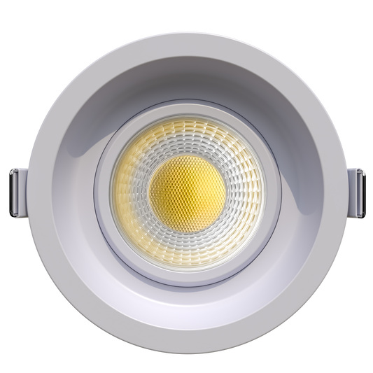 3.5" Round Regress Narrow Gimbal Trimmed White