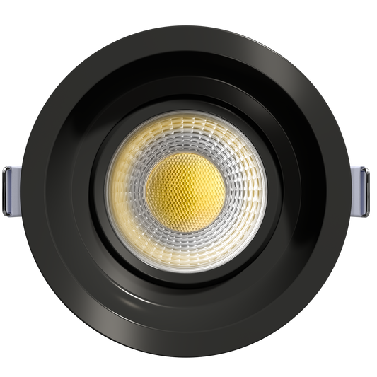 3.5" Round Regress Narrow Gimbal Trimmed Black