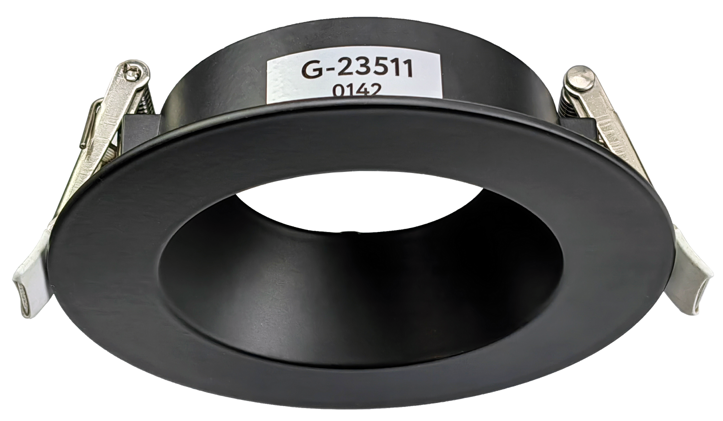 3.5 Inch Black Round Trim