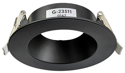 3.5 Inch Black Round Trim