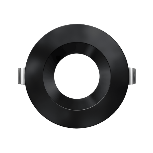 3.5 Inch Black Round Trim