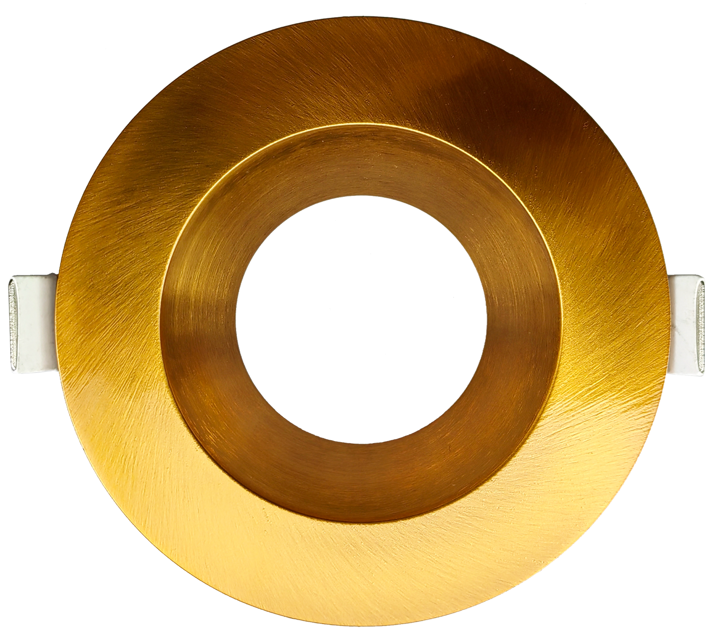 3.5 Inch Brushed Brass Round Trim