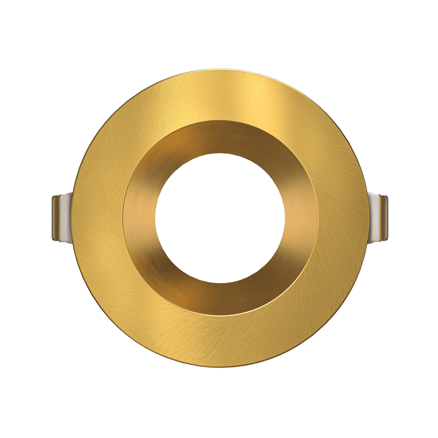3.5 Inch Brushed Brass Round Trim