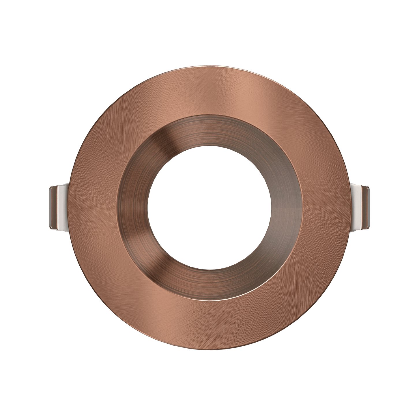 3.5 Inch Brushed Copper Round Trim