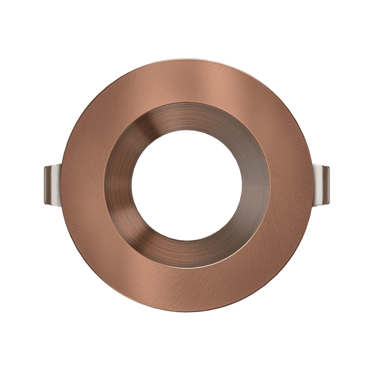 3.5 Inch Brushed Copper Round Trim