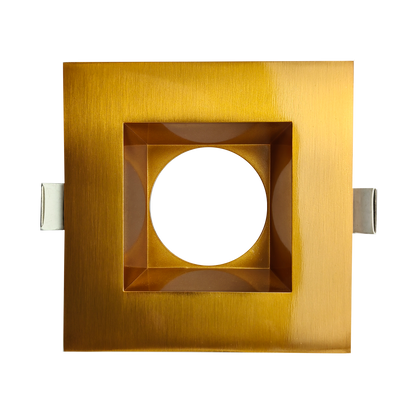 3.5 Inch Brushed Brass Square Trim