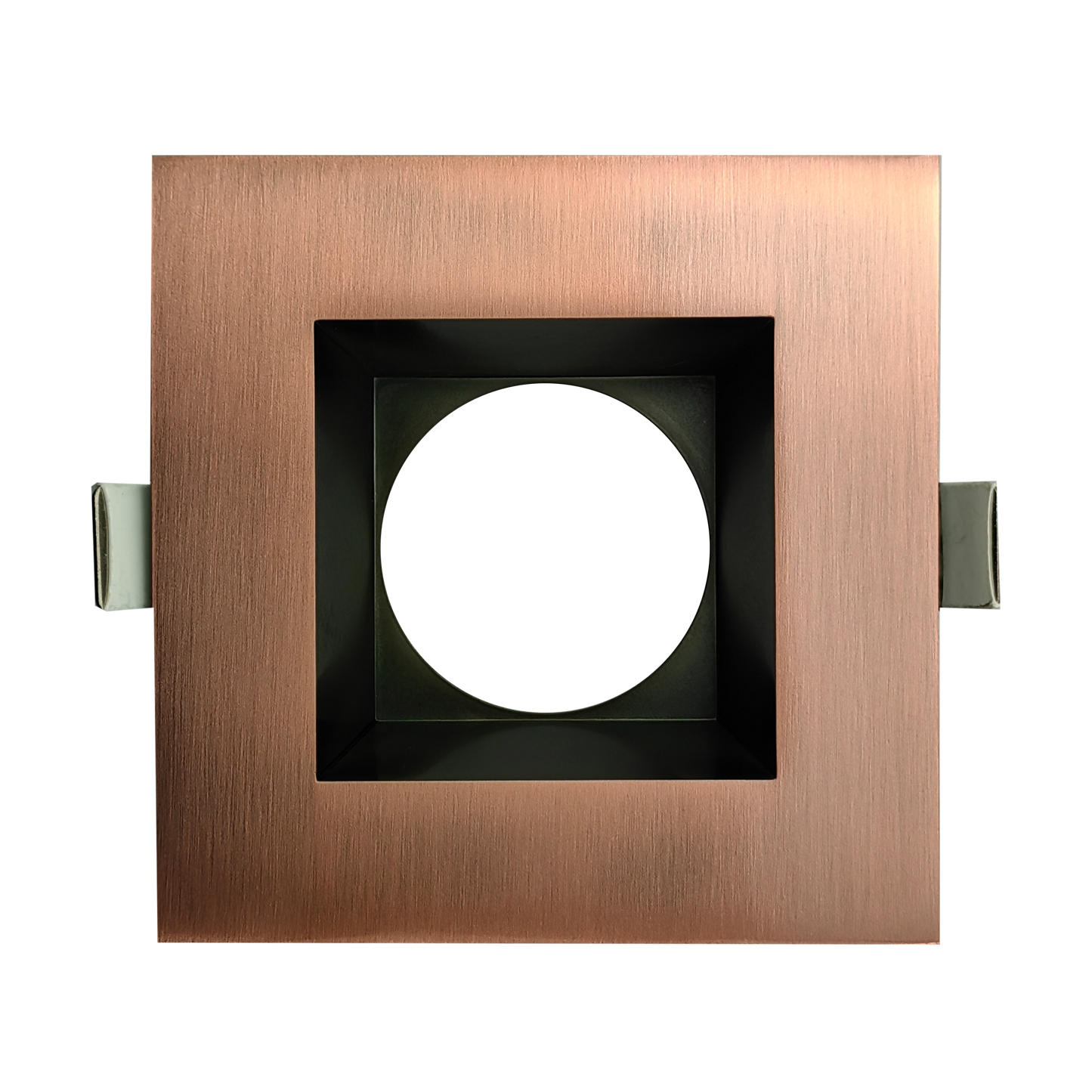 3.5 Inch Brushed Copper Square Trim