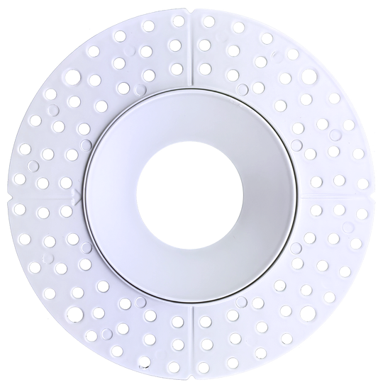 3.5 Inch White Round Trimless Kit