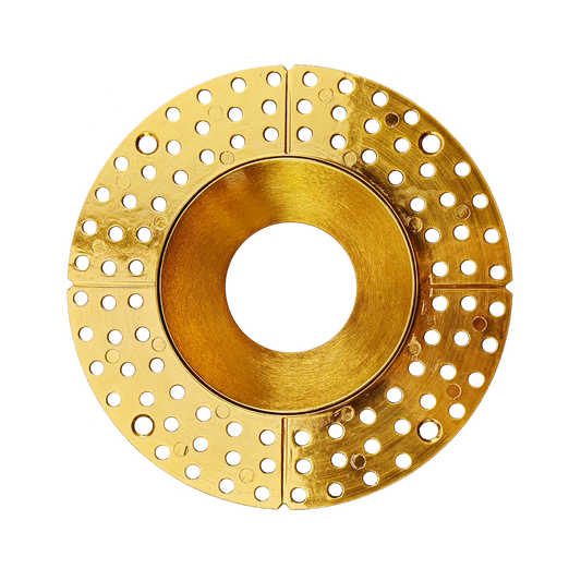 3.5 Inch Brass Round Trimless Kit