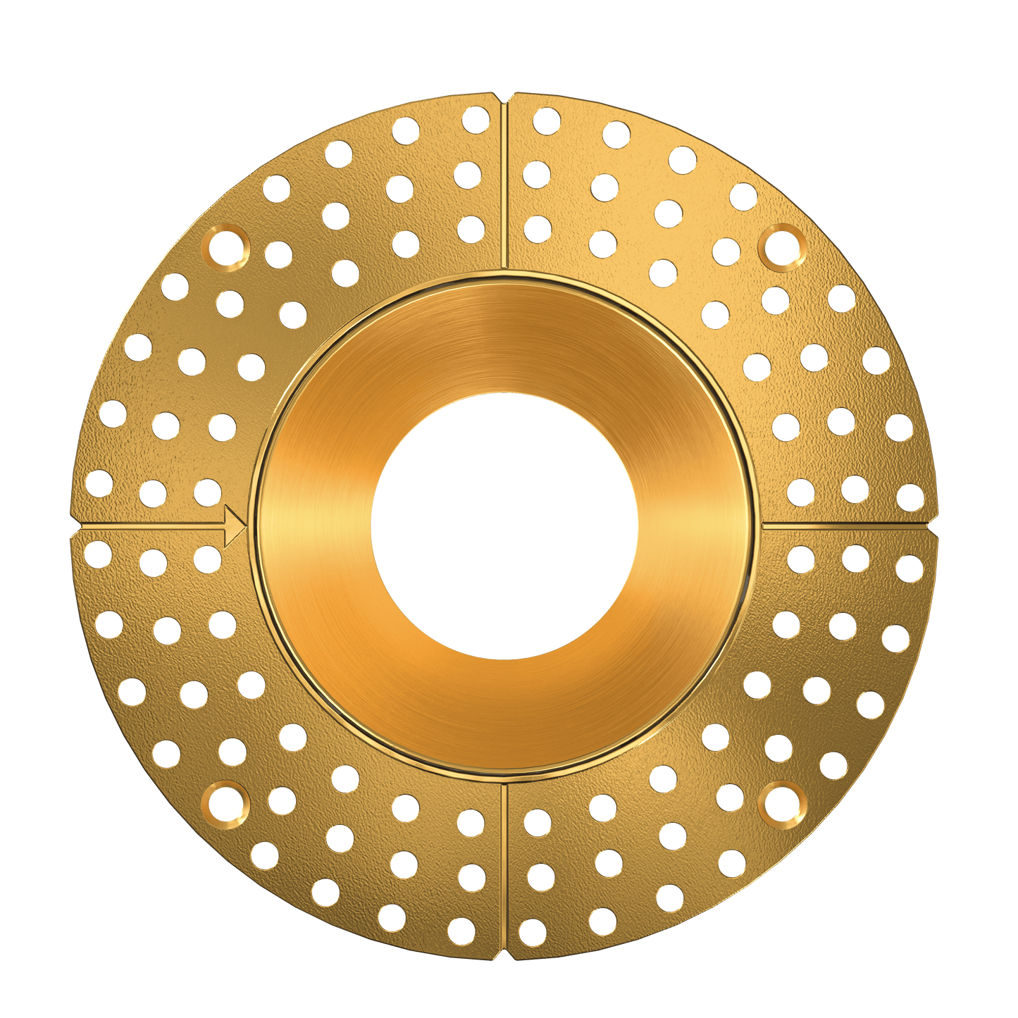 3.5 Inch Brass Round Trimless Kit