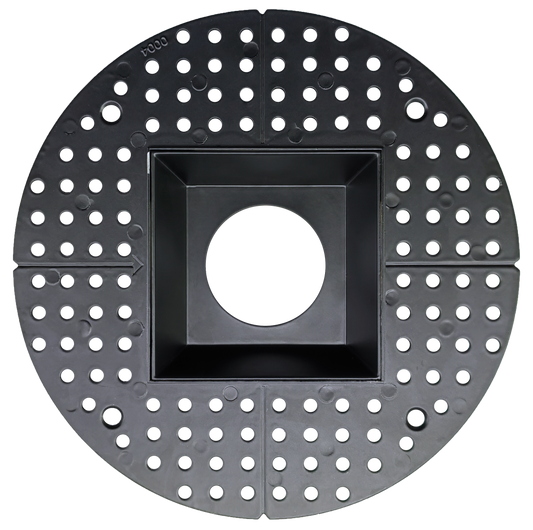 3.5 Inch Black Square Trimless Kit
