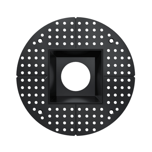 3.5 Inch Black Square Trimless Kit