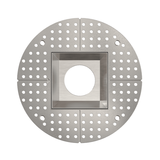 3.5 Inch Nickel Square Trimless Kit