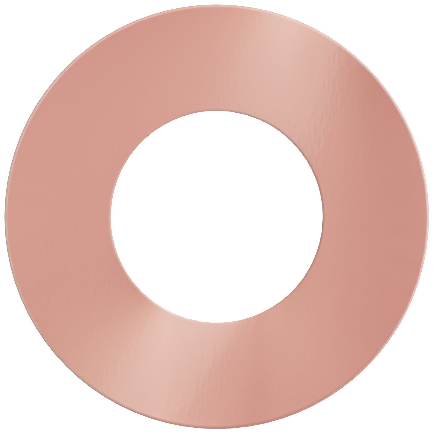 2" Round Slim Rose Blush Cover