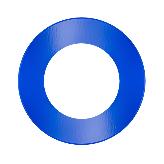 3" Round Slim Blue Cover