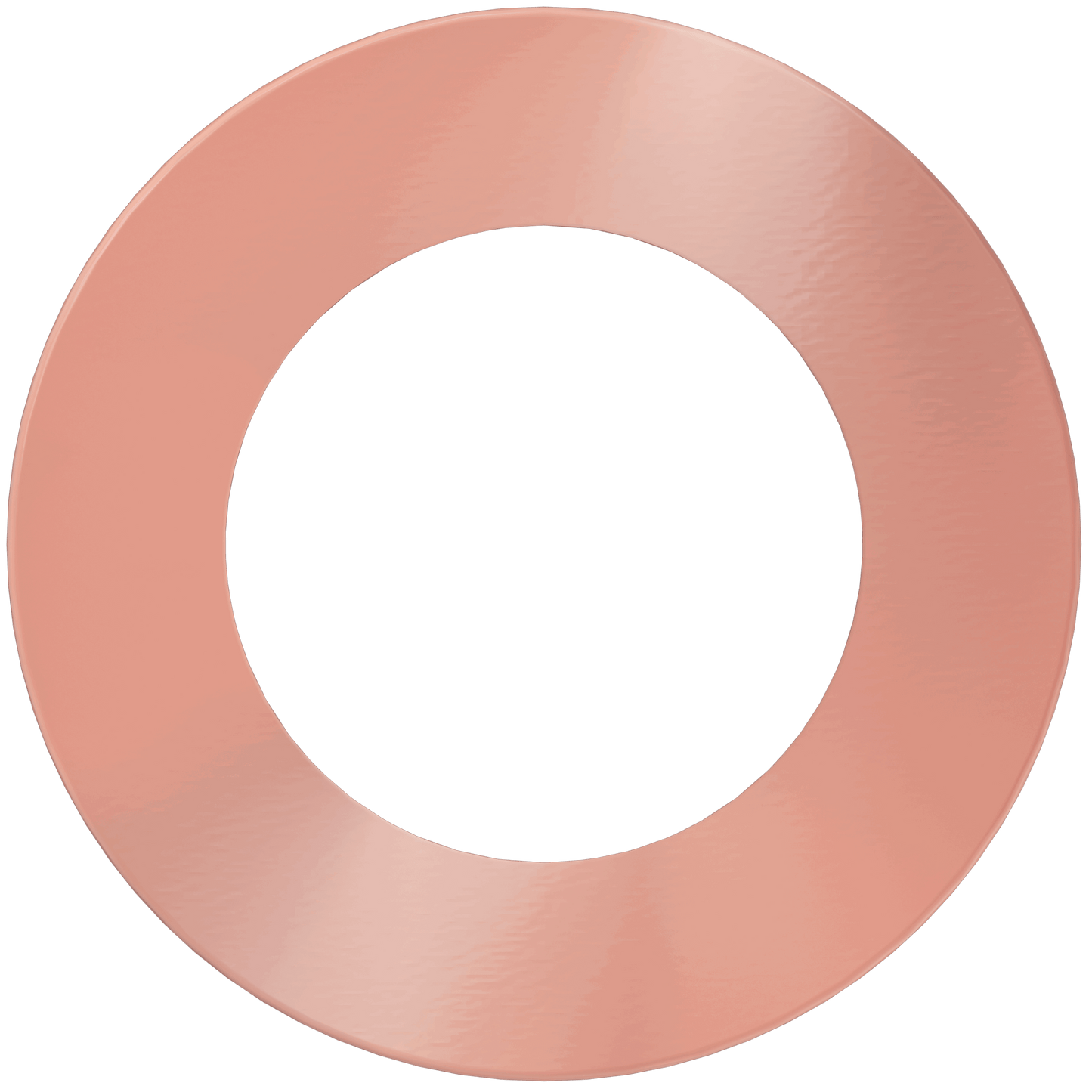 3" Round Slim Rose Blush Cover