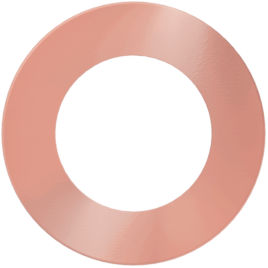3" Round Slim Rose Blush Cover