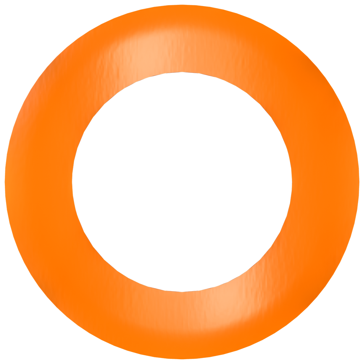 4" Round Slim Orange Cover
