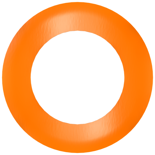 4" Round Slim Orange Cover