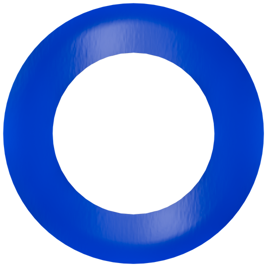 4" Round Slim Blue Cover