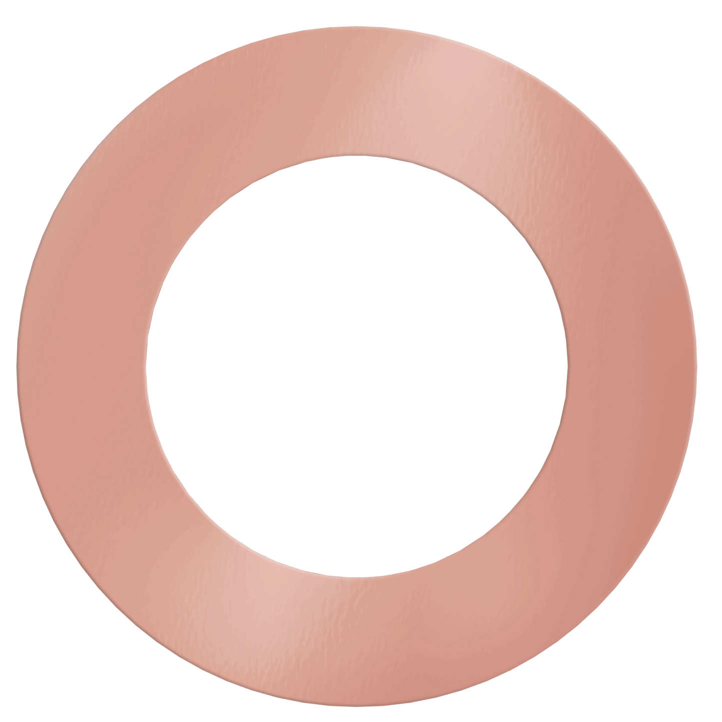 4" Round Slim Rose Blush Cover