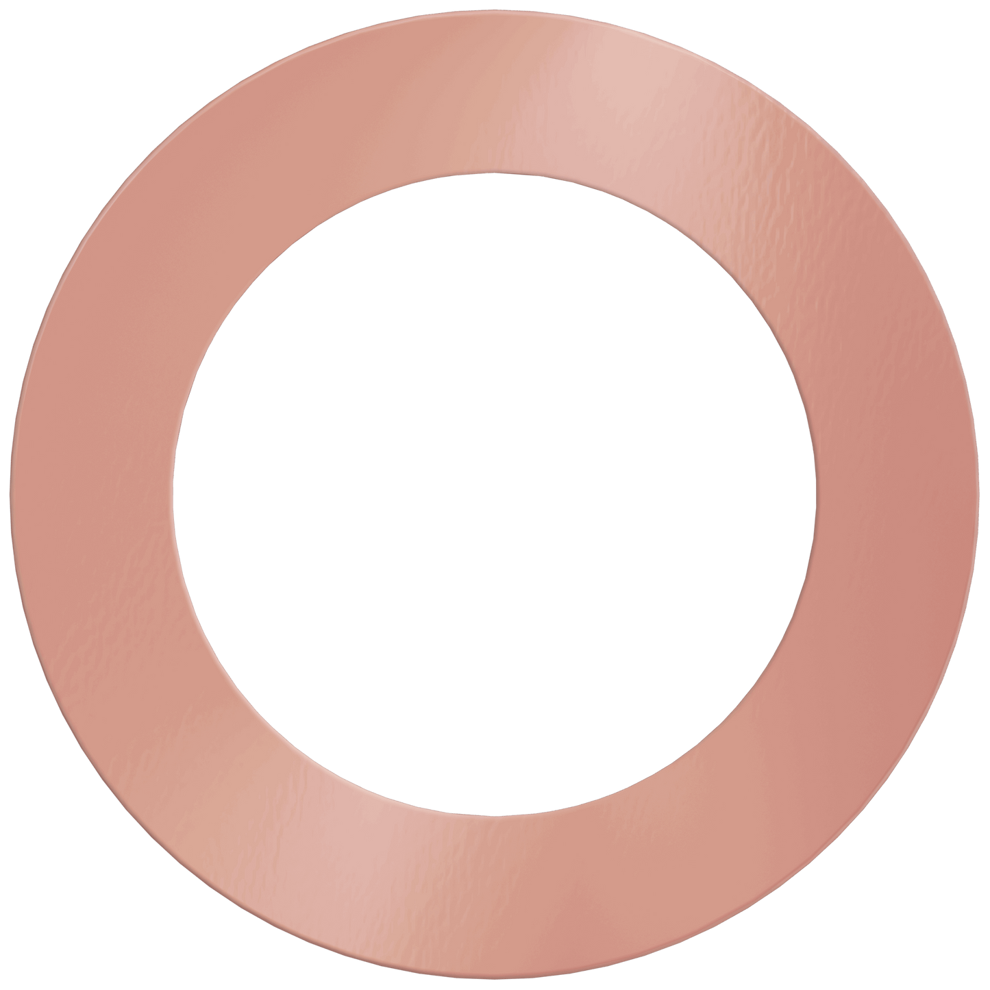 5" Round Slim Rose Blush Cover