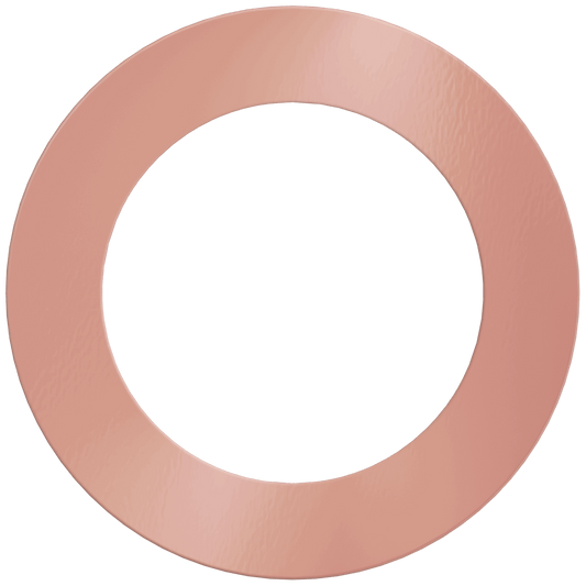 5" Round Slim Rose Blush Cover