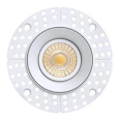2" Round HO Gimbal Trimless (White) G2