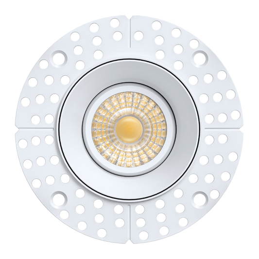 2" Round HO Gimbal Trimless (White) G2