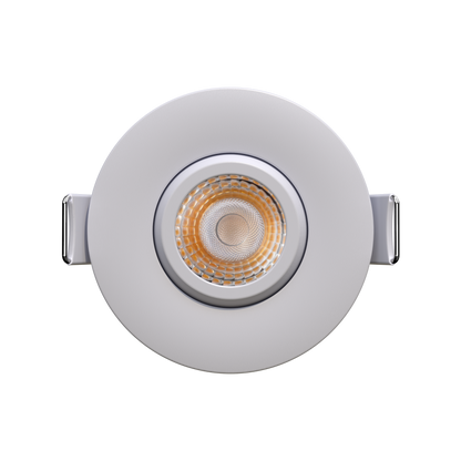 2" HO Round Flushed Gimbal (White)