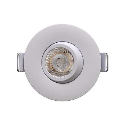 2" HO Round Flushed Gimbal (White)