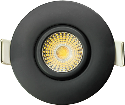 2" HO Round Flushed Gimbal (Black)