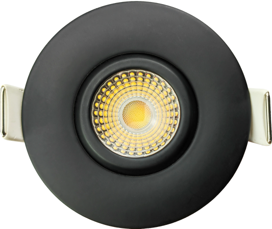 2" HO Round Flushed Gimbal (Black)