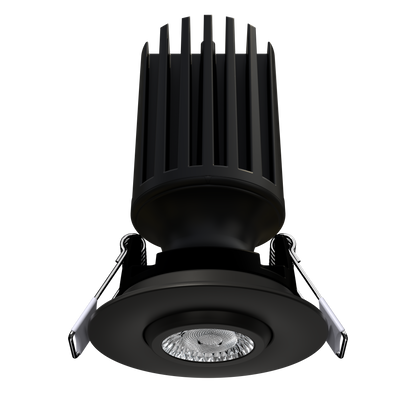 2" HO Round Flushed Gimbal (Black)