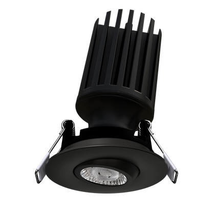 2" HO Round Flushed Gimbal (Black)