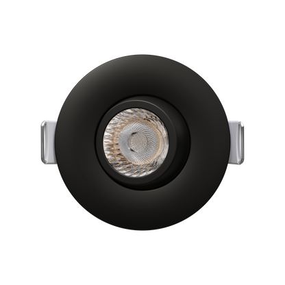 2" HO Round Flushed Gimbal (Black)