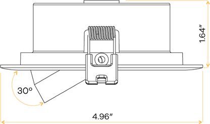 4" Round Flat Gimbal