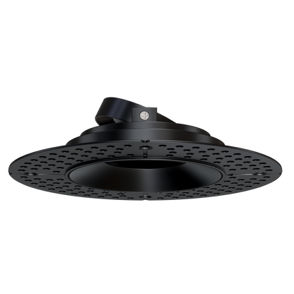 3 Inch Black Round Adjustable Trimless