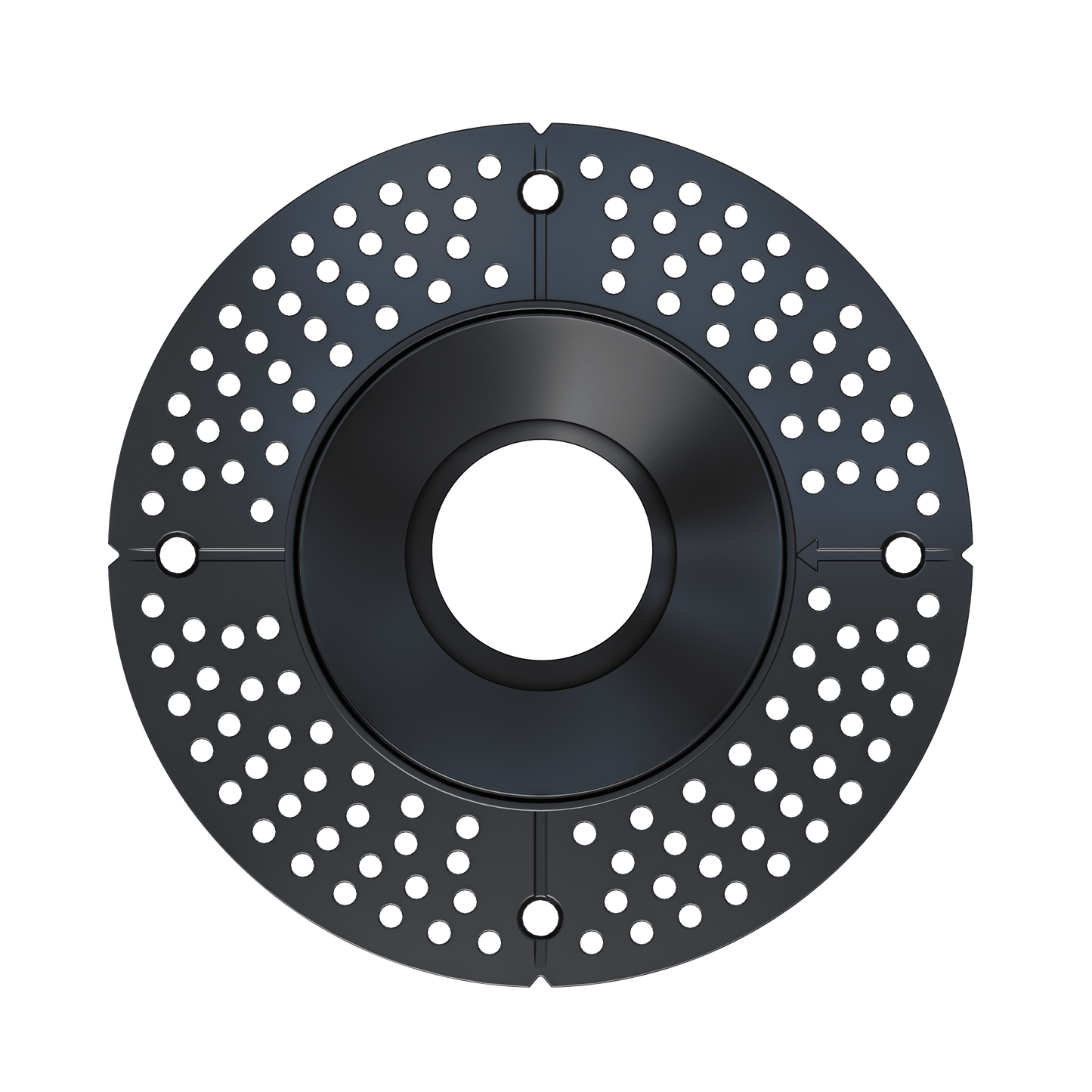 3 Inch Black Round Adjustable Trimless