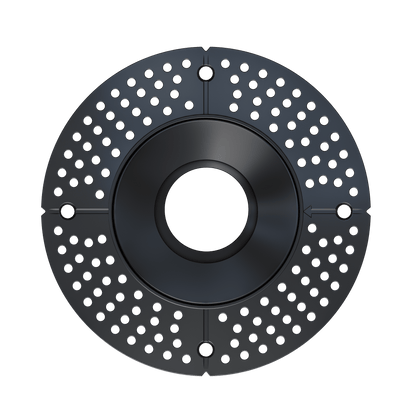 3 Inch Black Round Adjustable Trimless