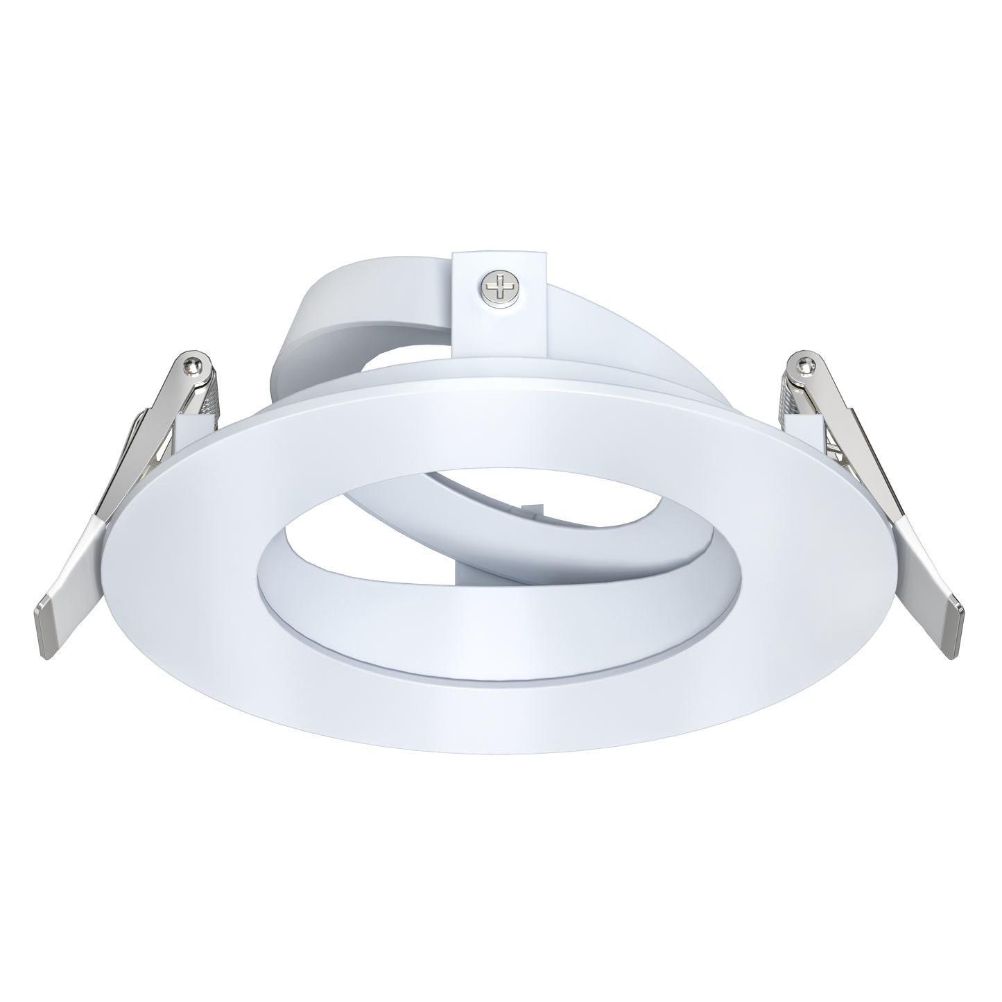 3.5 Inch White Round Adjustable Trim