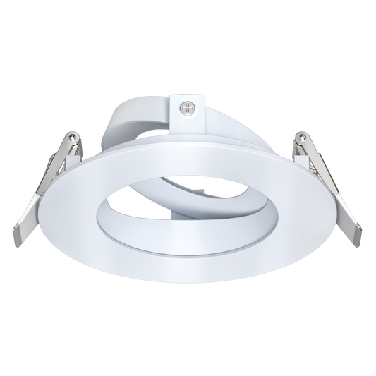 3.5 Inch White Round Adjustable Trim