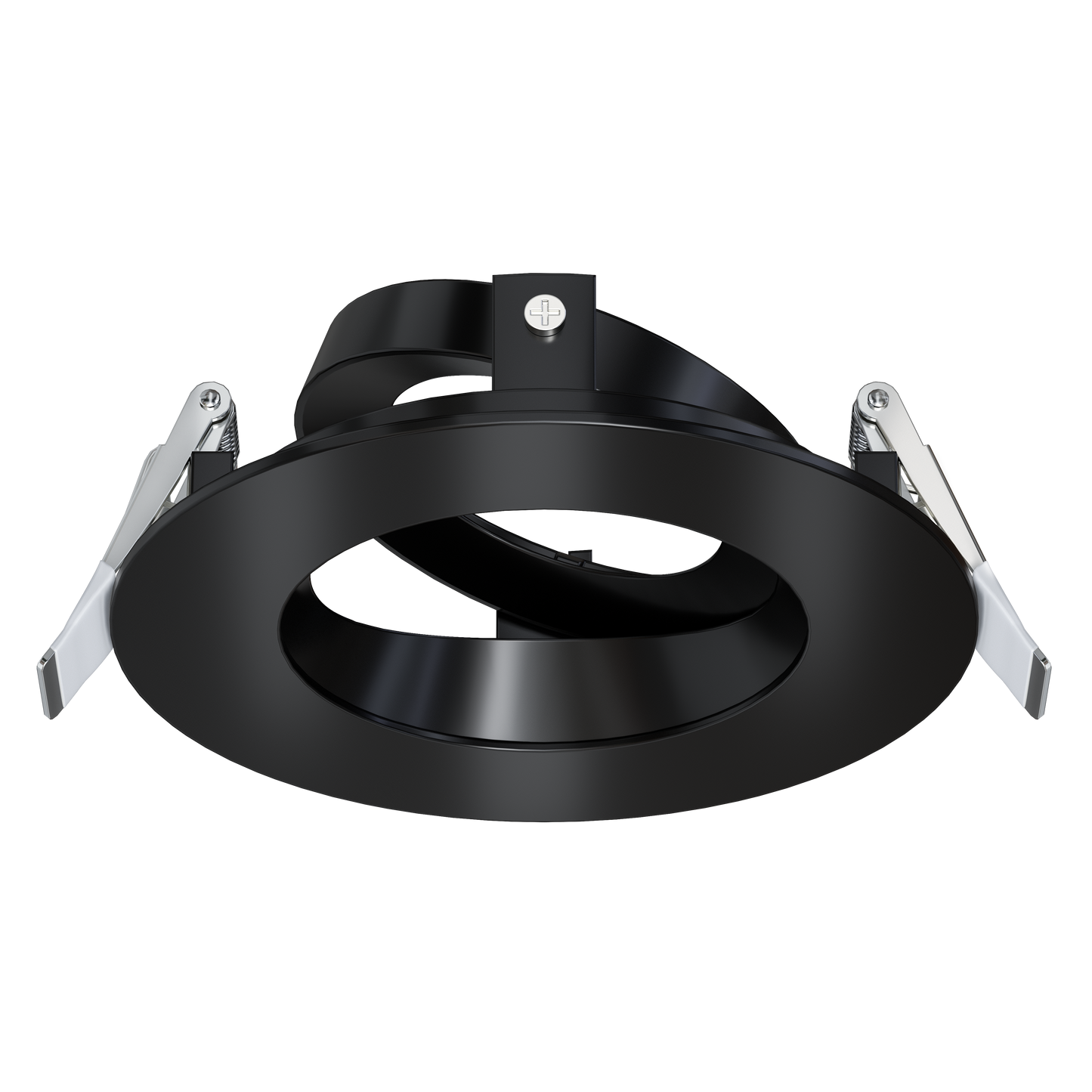 3.5 Inch Black Round Adjustable Trim