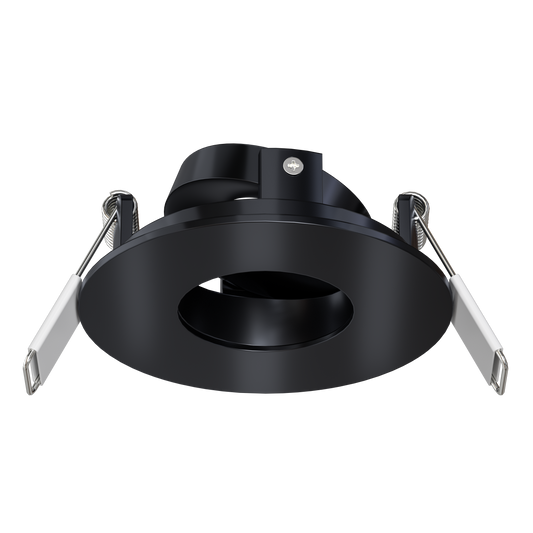 1 Inch Black Round Adjustable Trim