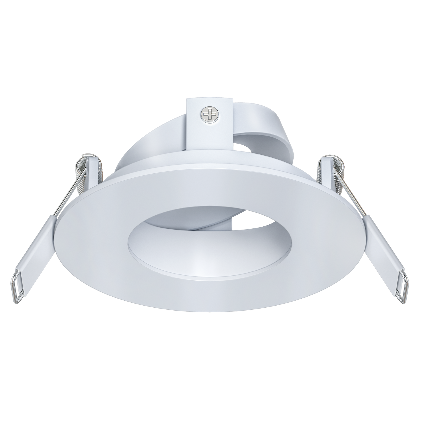 2 Inch White Round Adjustable Trim